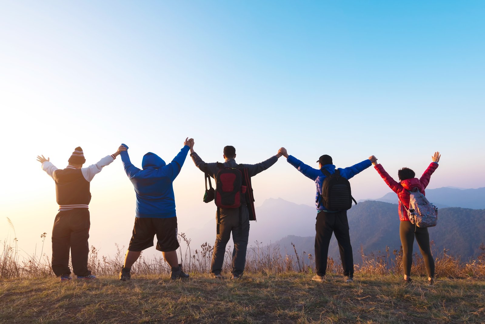 Team or teamwork success concept.
