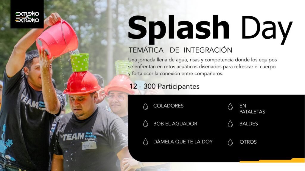 Splash Day Team Building Extremo a Extremo