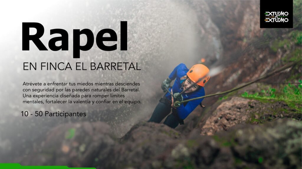 Rapel Finca El Barretal Team Building Extremo a Extremo